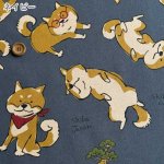 Photo3: 【1米 價格】🟣日本製｜💢 非 現貨｜布料 : 85% 棉 15%麻｜狗 動物 柴犬｜2025年 7月 (3)