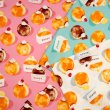 Photo1: 【1米 價格】🟡🟢日本製｜💢 非 現貨｜布料 : 100% 棉｜Donut 甜品｜2025年 7月 (1)