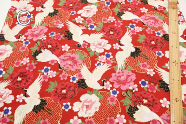 Photo5: 【1米 價格】🟡日本製｜💢 非 現貨｜🇯🇵 日本製｜100% 棉 ~ 薄｜鶴｜2025年 7月 (5)