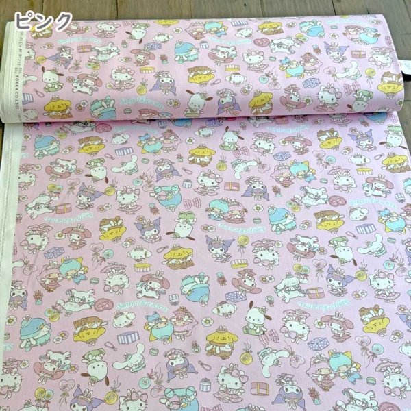 Photo6: 【1米 價格】🟦日本製｜💢 非 現貨｜🇯🇵 日本製｜100% 棉 ~ 牛津布｜Sanrio Characters Hello Kitty My Melody Kuromi｜2025年 7月 (6)