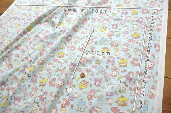 Photo5: 【1米 價格】🟦日本製｜💢 非 現貨｜🇯🇵 日本製｜100% 棉 ~ 牛津布｜Sanrio Characters Hello Kitty My Melody Kuromi｜2025年 7月 (5)