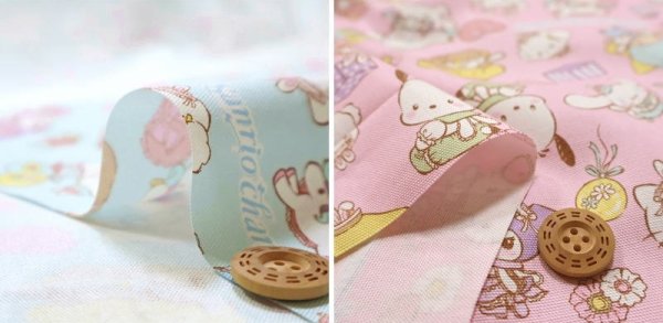 Photo2: 【1米 價格】🟦日本製｜💢 非 現貨｜🇯🇵 日本製｜100% 棉 ~ 牛津布｜Sanrio Characters Hello Kitty My Melody Kuromi｜2025年 7月 (2)