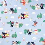 Photo6: 【1米 價格】🔴日本製｜💢 非 現貨｜🇯🇵 日本製｜100% 棉 ~ 薄｜貓 動物｜2025年 8月 (6)