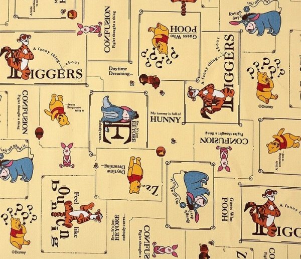 Photo3: 【1米 價格】🔴日本製｜💢 非 現貨｜🇯🇵 日本製｜100% 棉 ~ 牛津布｜Disney 迪士尼 Winnie the Pooh 小熊維尼｜2025年 8月 (3)