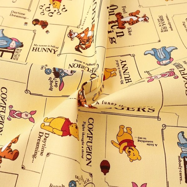 Photo5: 【1米 價格】🔴日本製｜💢 非 現貨｜🇯🇵 日本製｜100% 棉 ~ 牛津布｜Disney 迪士尼 Winnie the Pooh 小熊維尼｜2025年 8月 (5)