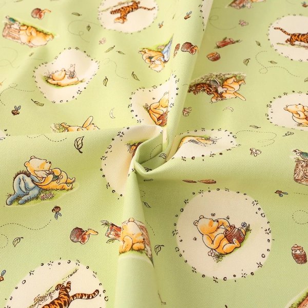 Photo2: 【1米 價格】🔴日本製｜💢 非 現貨｜🇯🇵 日本製｜100% 棉 ~ 牛津布｜Disney 迪士尼 經典 Winnie the Pooh 小熊維尼｜2025年 8月 (2)