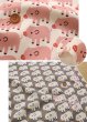 Photo3: 【1米 價格】🟤日本製｜💢 非 現貨｜🇯🇵 日本製｜100% 棉 ~ 牛津布｜小豬 動物｜2025年 9月 (3)