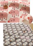 Photo3: 【1米 價格】🟤🔴日本製｜💢 非 現貨｜🇯🇵 日本製｜100% 棉 ~ 牛津布｜小豬 動物｜2025年 9月 (3)