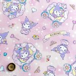 Photo4: 【1米 價格】🔵日本製｜💢 非 現貨｜🇯🇵 日本製｜100% 棉 ~ 牛津布｜Sanrio Kuromi 公主｜2025年 9月 (4)
