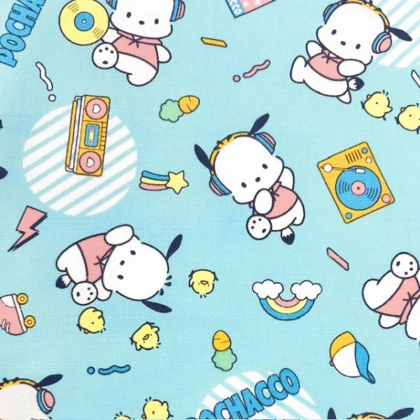 Photo2: 【1米 價格】🔵日本製｜💢 非 現貨｜🇯🇵 日本製｜100% 棉 ~ 牛津布｜Sanrio POCHACCO｜2025年 9月 (2)