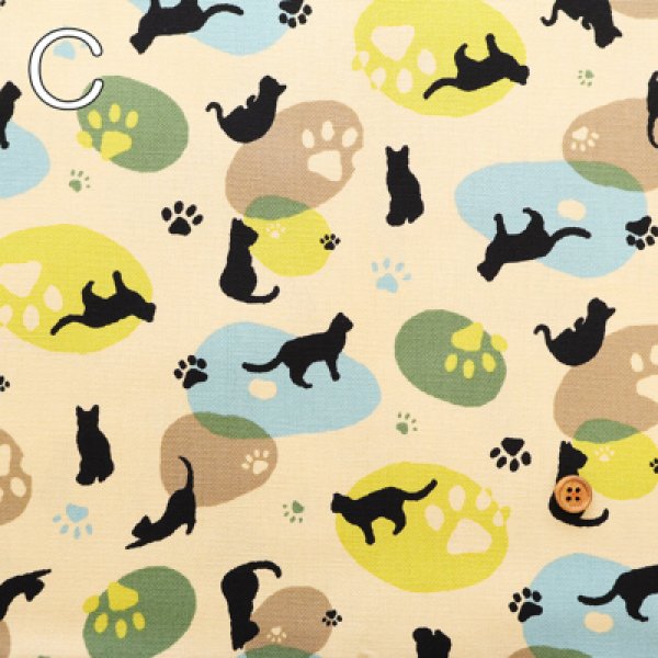 Photo3: 【1米 價格】🟡日本製｜💢 非 現貨｜🇯🇵 日本製｜100% 棉 ~ 牛津布｜貓 動物｜2025年 9月 (3)