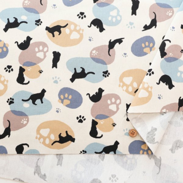 Photo6: 【1米 價格】🟡日本製｜💢 非 現貨｜🇯🇵 日本製｜100% 棉 ~ 牛津布｜貓 動物｜2025年 9月 (6)