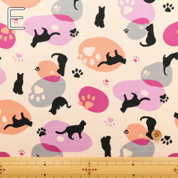 Photo4: 【1米 價格】🟡日本製｜💢 非 現貨｜🇯🇵 日本製｜100% 棉 ~ 牛津布｜貓 動物｜2025年 9月 (4)