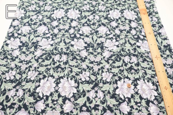 Photo5: 【1米 價格】🟡日本製｜💢 非 現貨｜🇯🇵 日本製｜100% 棉 ~ 牛津布｜巴洛克風格花朵｜2025年 9月 (5)