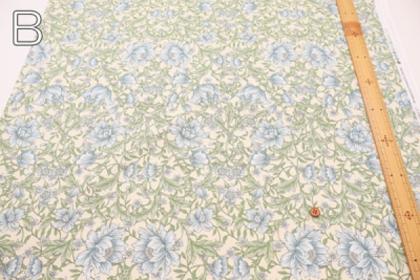 Photo3: 【1米 價格】🟡日本製｜💢 非 現貨｜🇯🇵 日本製｜100% 棉 ~ 牛津布｜巴洛克風格花朵｜2025年 9月 (3)