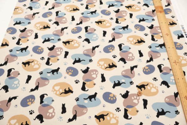 Photo5: 【1米 價格】🟡日本製｜💢 非 現貨｜🇯🇵 日本製｜100% 棉 ~ 牛津布｜貓 動物｜2025年 9月 (5)
