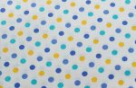 Photo3: ➖ 減價｜‼️ 不享 滿 $250 包郵 ‼️不享 滿 $600 減 $30｜💢 米底藍、米底粉 各有 0.5y 現貨｜🇹🇼 台灣布｜薄棉｜彩色點點 (3)
