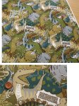 Photo5: 【1米 價格】🟤日本製｜💢 非 現貨｜🇯🇵 日本製｜100% 棉 ~ 牛津布｜恐龍 動物｜2025年 10月 (5)
