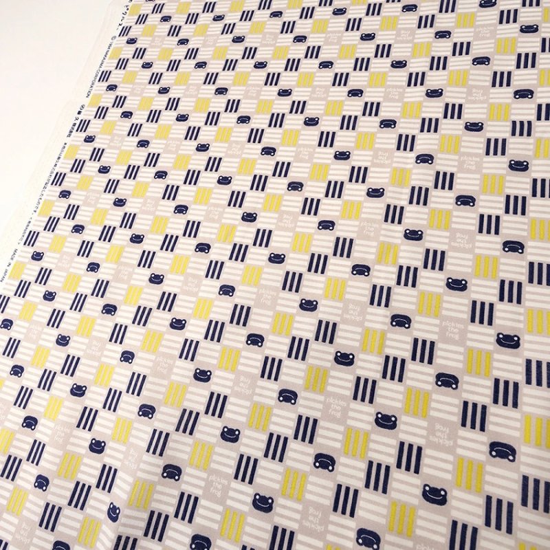 Photo6: 【1米 價格】🔴日本製｜💢 非 現貨｜🇯🇵 日本製｜100% 棉 ~ 薄棉｜Pickles the Frog 動物 小青蛙｜2025年 11月 (6)