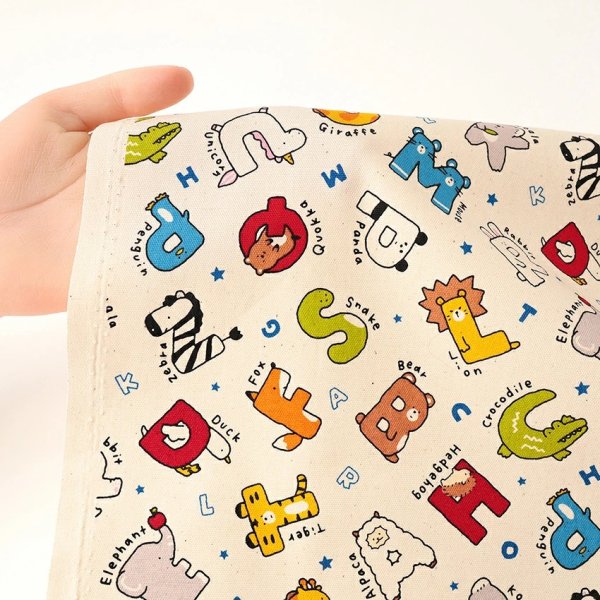 Photo5: 【1米 價格】🔴日本製｜💢 非 現貨｜🇯🇵 日本製｜100% 棉 ~ 牛津布｜動物字母｜2025年 11月 (5)