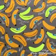 Photo3: 【1米 價格】🟤日本製｜💢 非 現貨｜🇯🇵 日本製｜100% 棉 ~ 牛津布｜Banana Mood 螢光香蕉｜2025年 11月 (3)