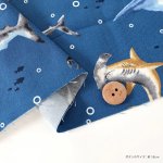 Photo4: 【1米 價格】🔴日本製｜💢 非 現貨｜🇯🇵 日本製｜100% 棉 ~ 牛津布｜海洋生物 鯨魚 ｜2025年 11月 (4)