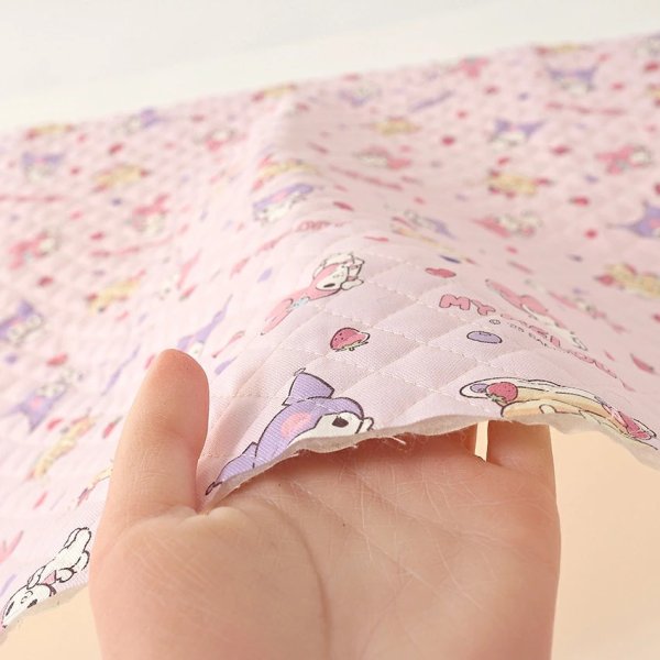 Photo4: 【1米 價格】🔴日本製｜💢 非 現貨｜🇯🇵 日本製｜絎縫 間棉｜Sanrio My Melody & Kuromi pancakes 甜品｜2025年 11月 (4)