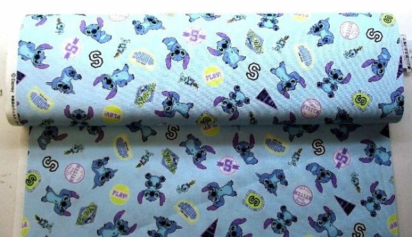 Photo3: 【1米 價格】🔵日本製｜💢 非 現貨｜🇯🇵 日本製｜100% 棉 ~ 牛津布｜史迪仔 Stitch 星際寶貝｜2025年 11月 (3)