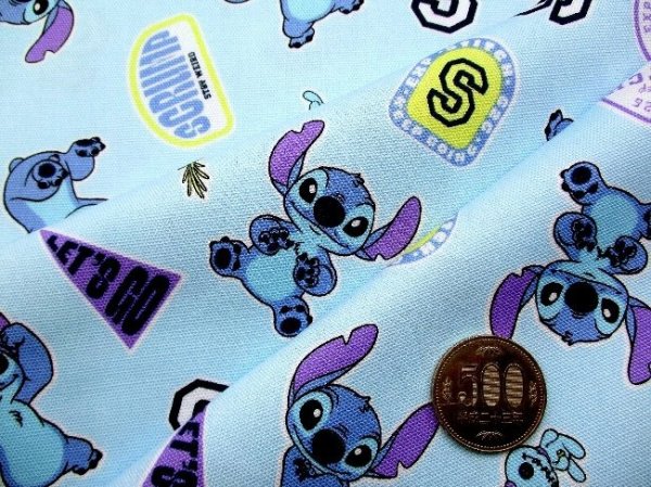 Photo1: 【1米 價格】🔵日本製｜💢 非 現貨｜🇯🇵 日本製｜100% 棉 ~ 牛津布｜史迪仔 Stitch 星際寶貝｜2025年 11月 (1)