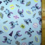Photo2: 【1米 價格】🔵日本製｜💢 非 現貨｜100% 棉 ~ 牛津布｜史迪仔 Stitch 星際寶貝｜2025年 11月 (2)