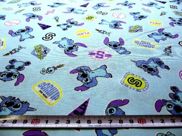 Photo4: 【1米 價格】🔵日本製｜💢 非 現貨｜🇯🇵 日本製｜100% 棉 ~ 牛津布｜史迪仔 Stitch 星際寶貝｜2025年 11月 (4)