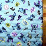 Photo2: 【1米 價格】🔵日本製｜💢 非 現貨｜絎縫 間棉｜史迪仔 Stitch 星際寶貝｜2025年 11月 (2)