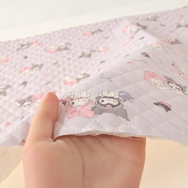 Photo4: 【1米 價格】🔴日本製｜💢 非 現貨｜🇯🇵 日本製｜絎縫 間棉｜Sanrio My Melody & Kuromi｜2025年 11月 (4)