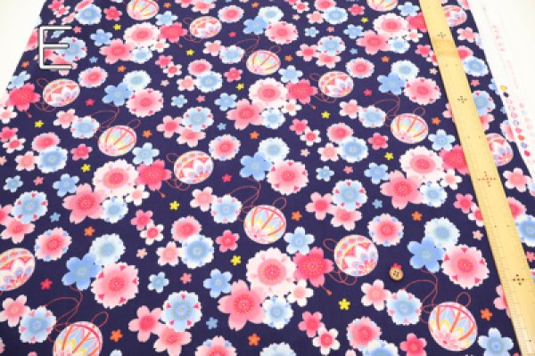 Photo4: 【1米 價格】🟡日本製｜💢 非 現貨｜🇯🇵 日本製｜100% 棉 ~ 薄｜櫻花｜2025年 11月 (4)