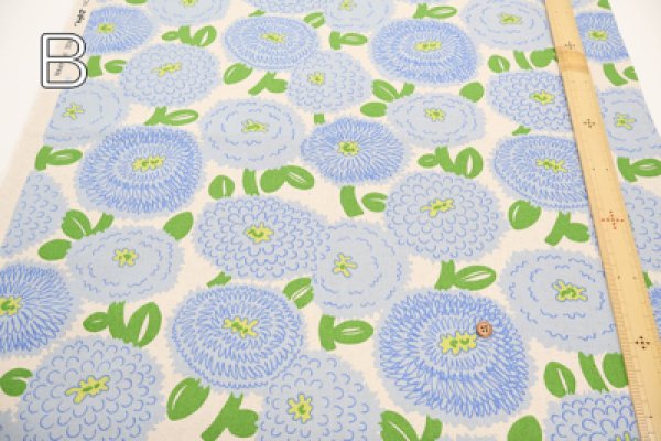 Photo7: 【1米 價格】🟤日本製｜💢 非 現貨｜🇯🇵 日本製｜85% 棉 15% 麻｜大花朵 ｜2025年 11月 (7)