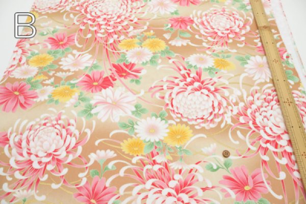 Photo3: 【1米 價格】🟡日本製｜💢 非 現貨｜🇯🇵 日本製｜100% 棉 ~ 薄｜菊｜2025年 11月 (3)