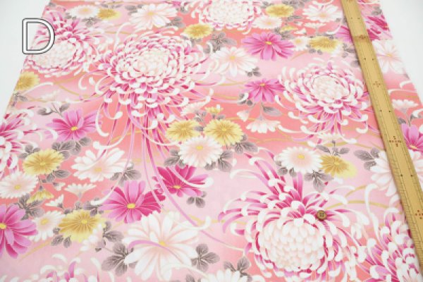 Photo5: 【1米 價格】🟡日本製｜💢 非 現貨｜🇯🇵 日本製｜100% 棉 ~ 薄｜菊｜2025年 11月 (5)