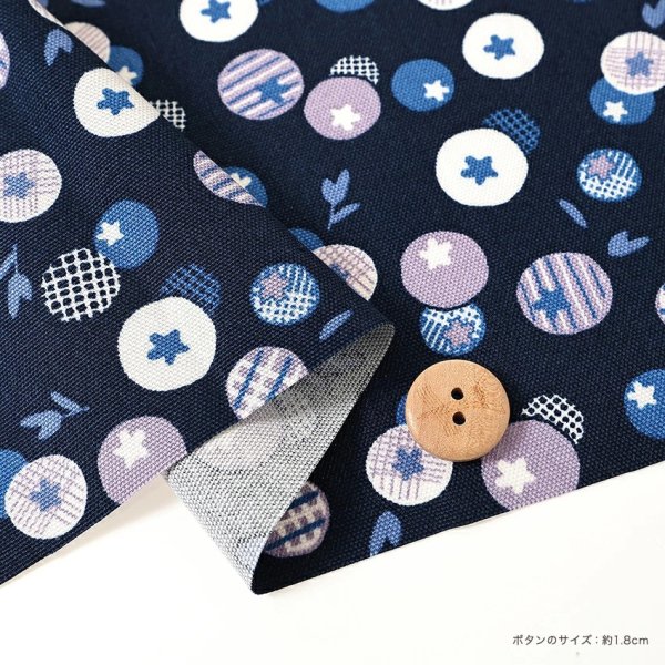 Photo4: 【1米 價格】🟡日本製｜💢 非 現貨｜🇯🇵 日本製｜100% 棉 ~ 牛津布｜Nina 北歐風 水果柄 ｜2025年 11月 (4)