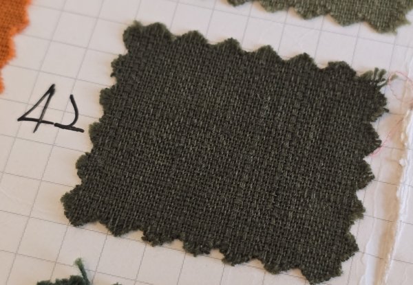 Photo1:   🔥 瘋狂亂減｜‼️不適用於 滿 $350 包郵 及 滿 $600 減 $30｜🇹🇼 台灣布  節紗布｜42-橄欖綠 1碼 現貨 (1)