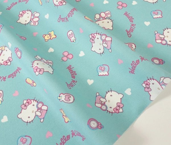 Photo1: 【1米 價格】🔴日本製｜💢 非 現貨｜🇯🇵 日本製｜100% 棉 ~ 牛津布｜Sanrio Hello Kitty｜2025年 11月 (1)