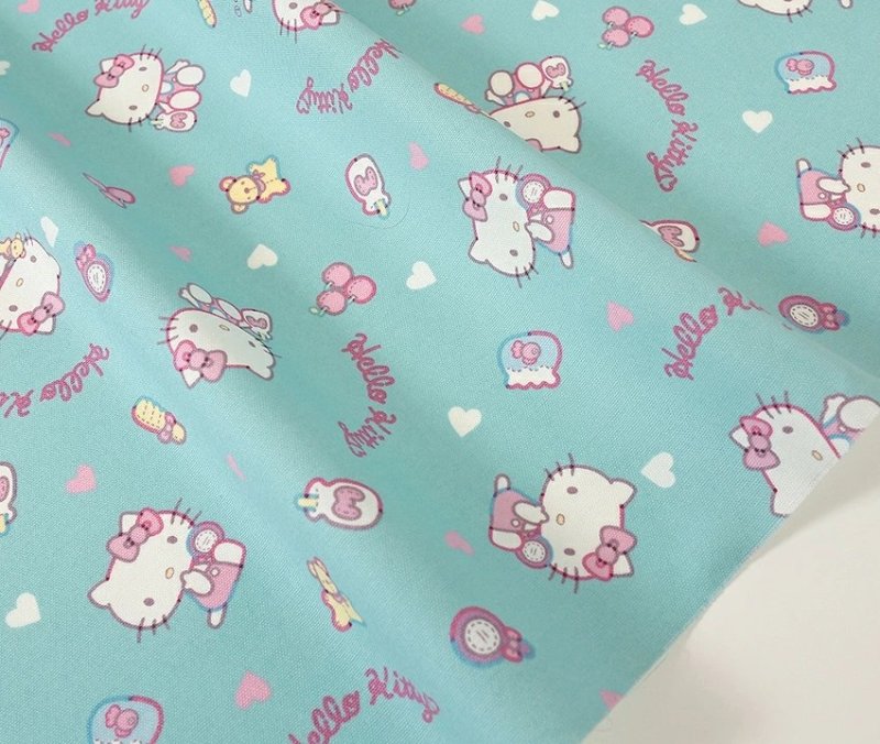 Photo1: 【1米 價格】🔴日本製｜💢 非 現貨｜🇯🇵 日本製｜100% 棉 ~ 牛津布｜Sanrio Hello Kitty｜2025年 11月 (1)