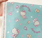 Photo4: 【1米 價格】🔴日本製｜💢 非 現貨｜🇯🇵 日本製｜100% 棉 ~ 牛津布｜Sanrio Hello Kitty｜2025年 11月 (4)