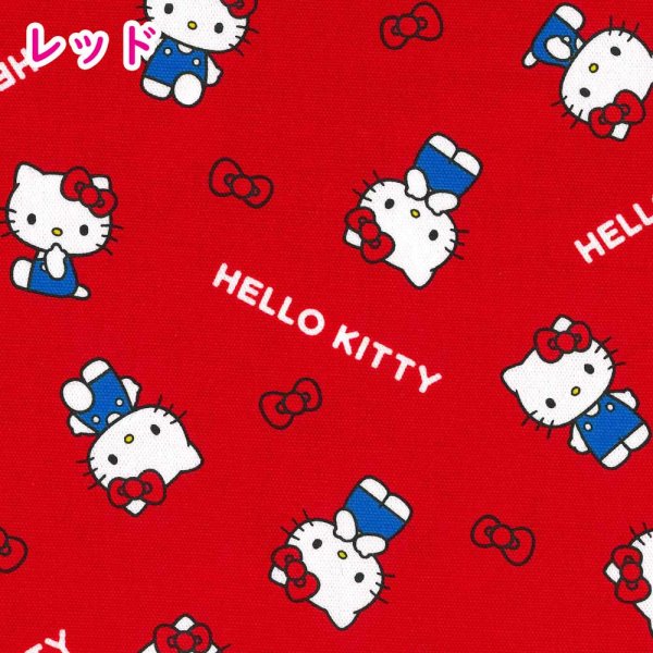 Photo1: 【1米 價格】🟣日本製｜💢 非 現貨｜🇯🇵 日本製｜100% 棉 ~ 牛津布｜Sanrio Hello Kitty｜2025年 11月 (1)