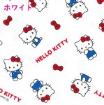 Photo3: 【1米 價格】🟣日本製｜💢 非 現貨｜🇯🇵 日本製｜100% 棉 ~ 牛津布｜Sanrio Hello Kitty｜2025年 11月 (3)