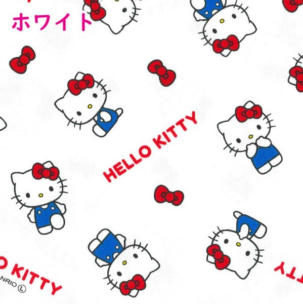 Photo3: 【1米 價格】🟣日本製｜💢 非 現貨｜🇯🇵 日本製｜100% 棉 ~ 牛津布｜Sanrio Hello Kitty｜2025年 11月 (3)