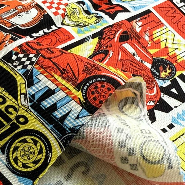 Photo5: 【1米 價格】🟣日本製｜💢 非 現貨｜🇯🇵 日本製｜100% 棉 ~ 牛津布｜Disney Cars｜2025年 12月 (5)