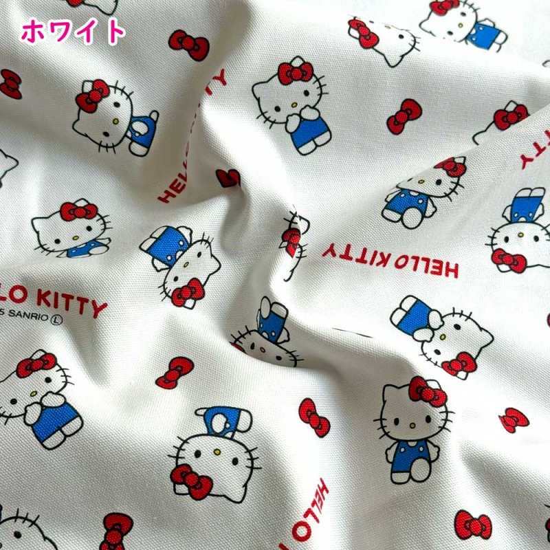Photo4: 【1米 價格】🟣日本製｜💢 非 現貨｜🇯🇵 日本製｜100% 棉 ~ 牛津布｜Sanrio Hello Kitty｜2025年 11月 (4)