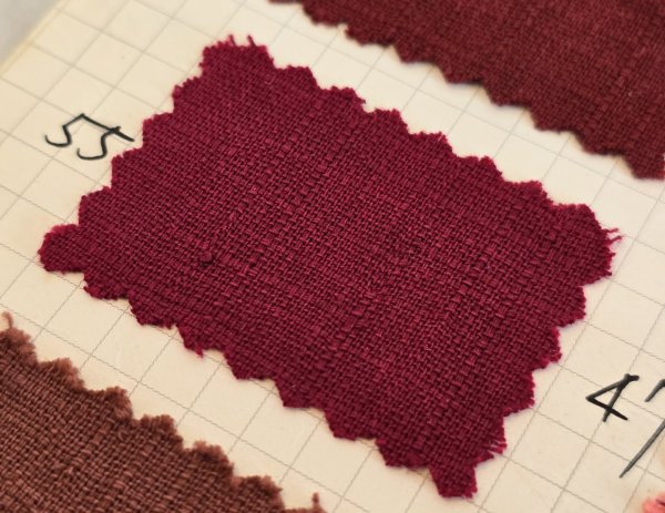 Photo1: 🔥 瘋狂亂減｜‼️不適用於 滿 $350 包郵 及 滿 $600 減 $30｜🇹🇼 台灣布 節紗布｜55-暗酒紅 0.5碼 現貨 (1)