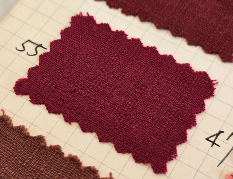 Photo1: 🔥 瘋狂亂減｜‼️不適用於 滿 $350 包郵 及 滿 $600 減 $30｜🇹🇼 台灣布 節紗布｜55-暗酒紅 0.5碼 現貨 (1)