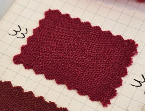 Photo1: 🔥 瘋狂亂減｜‼️不適用於 滿 $350 包郵 及 滿 $600 減 $30｜🇹🇼 台灣布 節紗布｜33-樞機紅 0.5碼 現貨 (1)